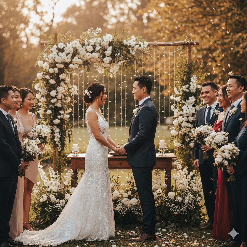 Tren Micro-Weddings (Pernikahan Kecil) Pasca-Pandemi di Asia.